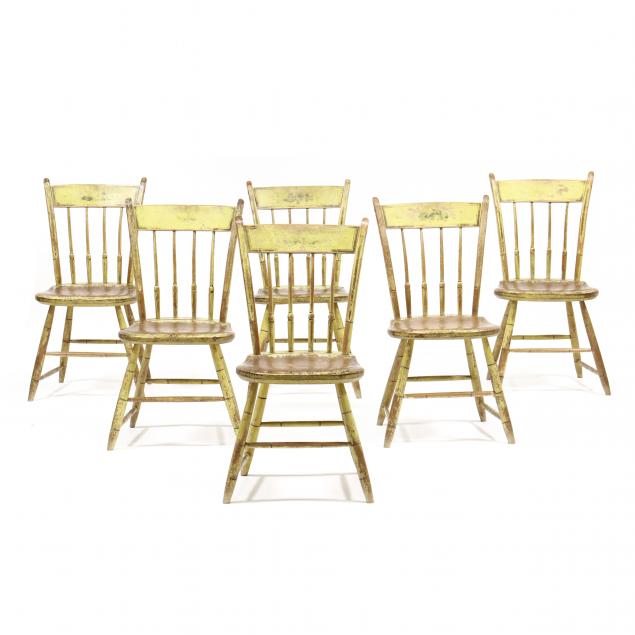 A SET OF SIX NEW ENGLAND PAINT
