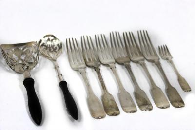 A set of six provincial silver