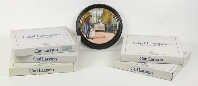 A set of six Royal Copenhagen