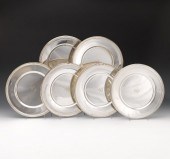A SET OF SIX STERLING SILVER P