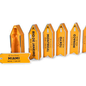 A Set of Six Veuve Clicquot "Arrow"