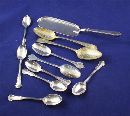 A set of six Victorian silver