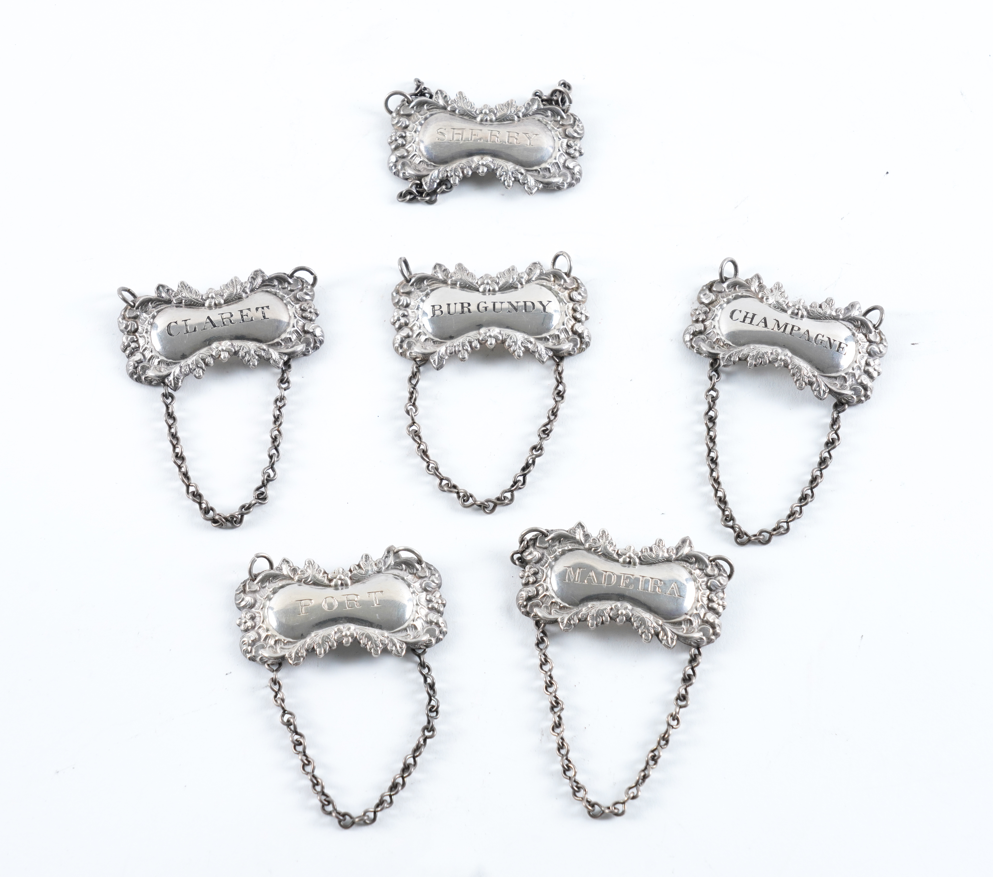 A SET OF SIX VICTORIAN SILVER