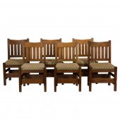 A SET OF SIX VOORHEES CRAFTSMA