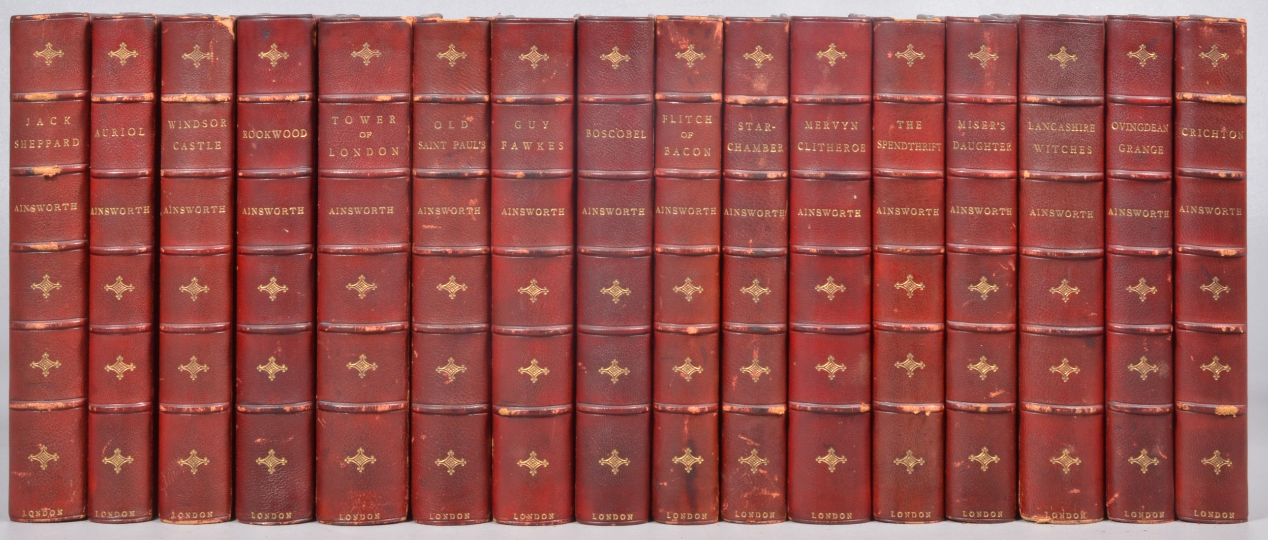 A set of sixteen novels by