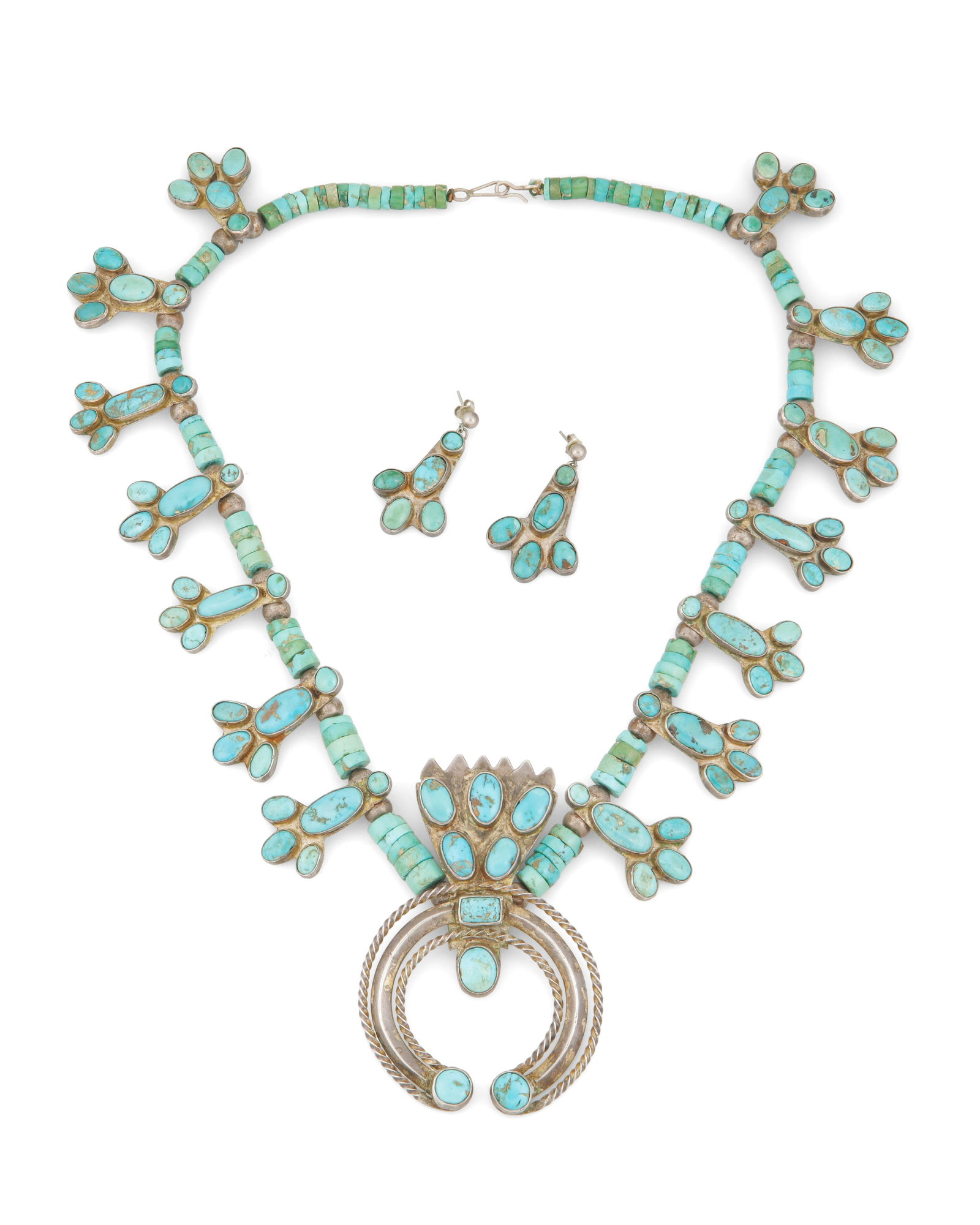 A SET OF SOUTHWEST SILVER AND