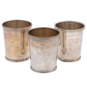 A SET OF STERLING SILVER MINT