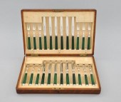 A Set of Sterling Silver Fruit