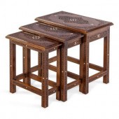 A Set of Syrian Walnut Three-S