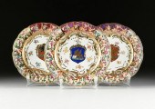 A SET OF TEN CAPODIMONTE ARMOR