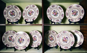A set of ten Continental Ivory
