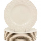 A Set of Ten Crown Ducal Cream