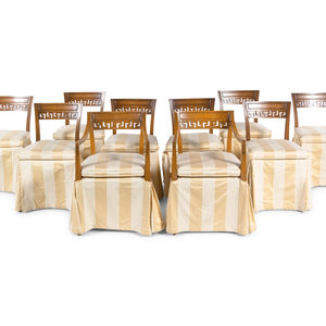 A Set of Ten Neoclassical Style
