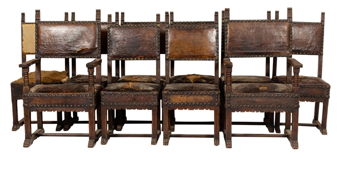 A SET OF TEN RENAISSANCE REVIVAL