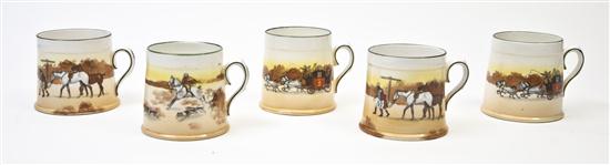 A Set of Ten Royal Doulton Mugs
