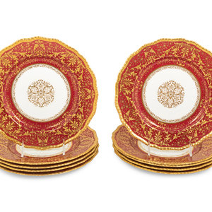 A Set of Ten Royal Doulton