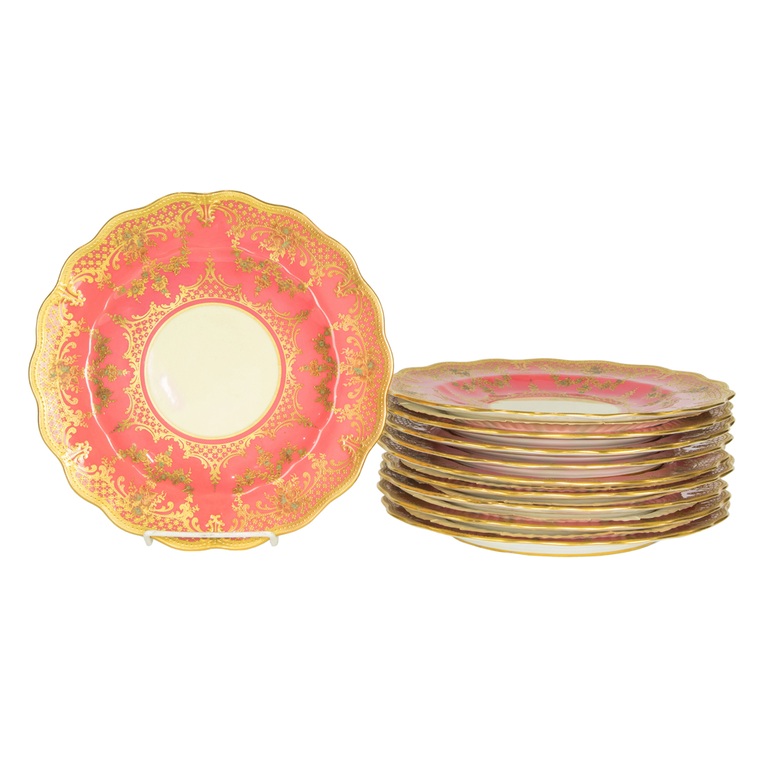 A SET OF TEN ROYAL CROWN DERBY
