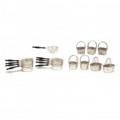 A SET OF TEN STERLING SILVER R