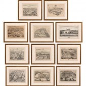 A Set of Ten Topographical Eng