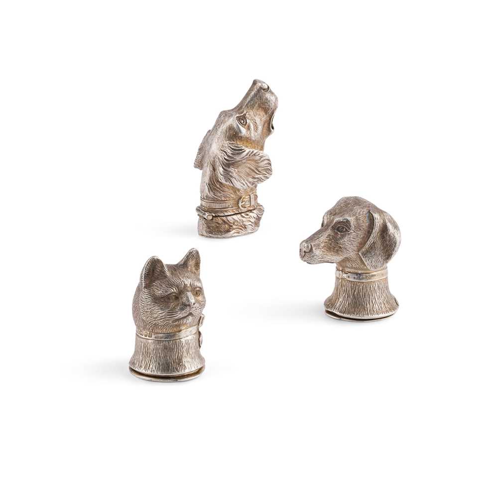 A SET OF THREE 1990S NOVELTY ANIMAL