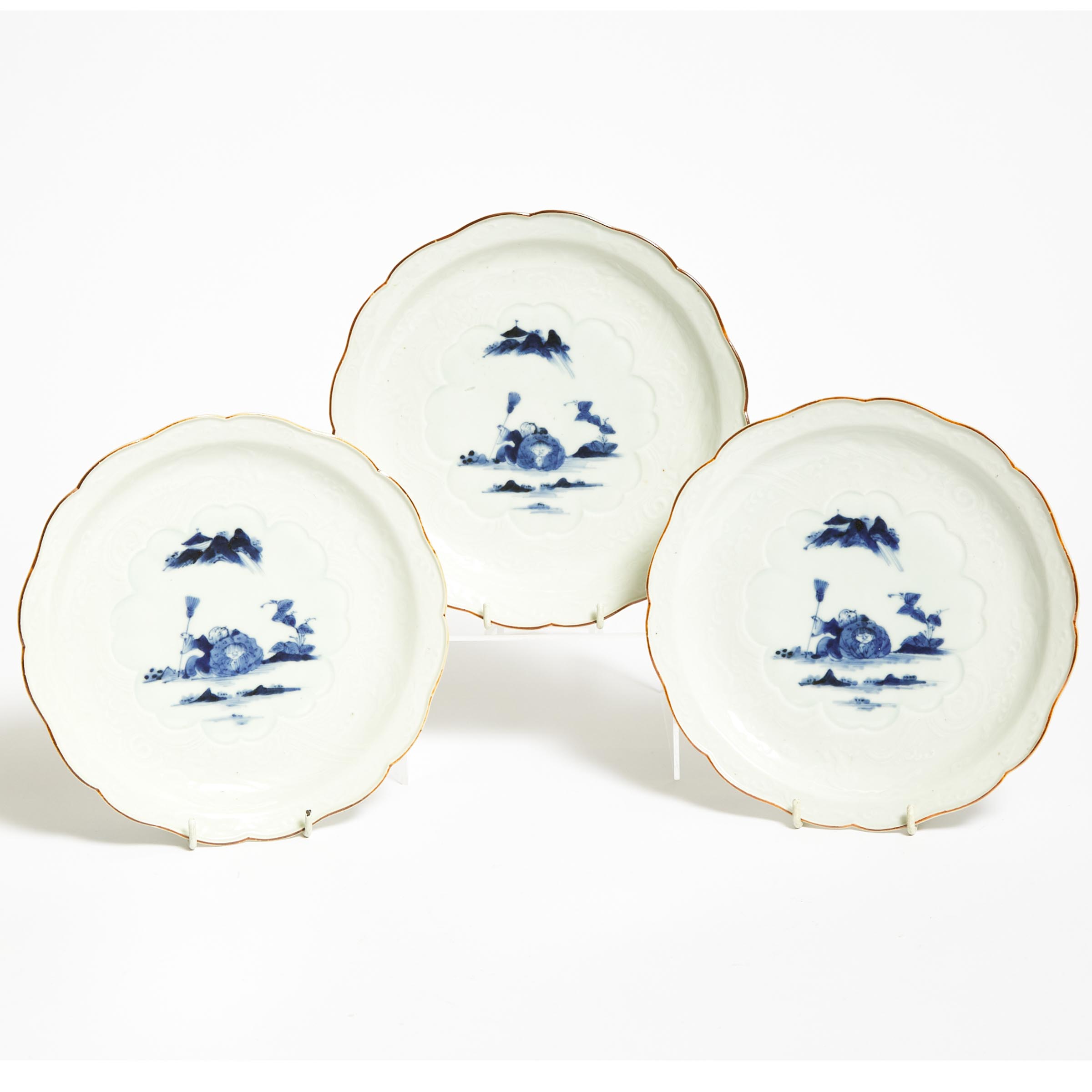 A Set of Three Arita Kakiemon-Style