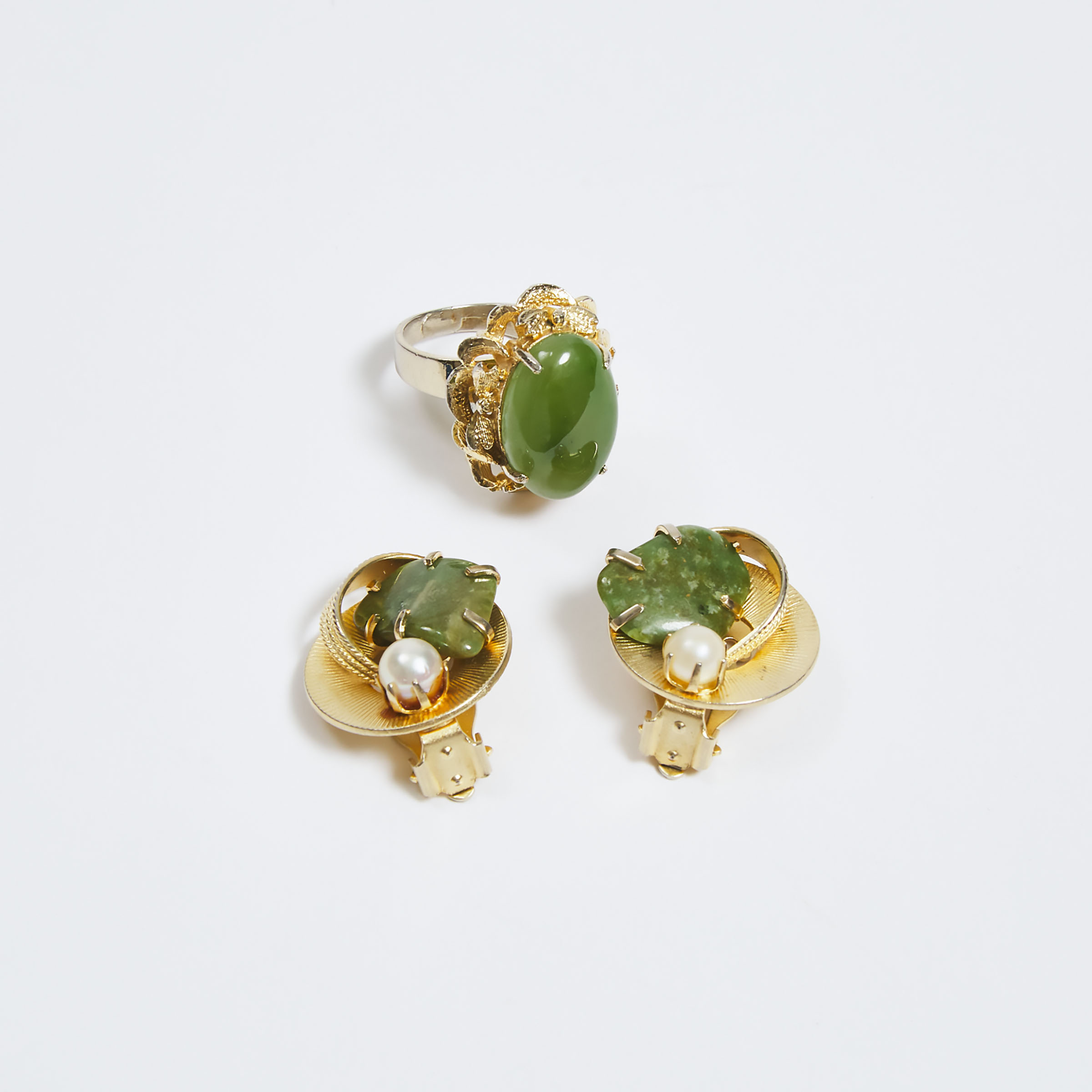 A Set of Three Chinese Spinach