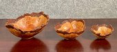 A set of three fine small grad