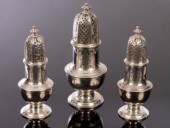 A set of three George II balus