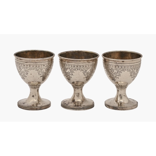 A set of three George III bright