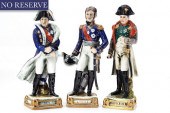 A SET OF THREE GERMAN PORCELAI