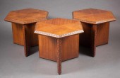 A SET OF THREE HEXAGONAL MID-C