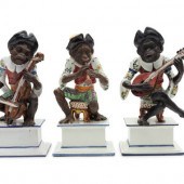 A Set of Three Italian Majolic