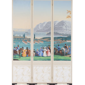 A Set of Three Jean Zuber et Cie