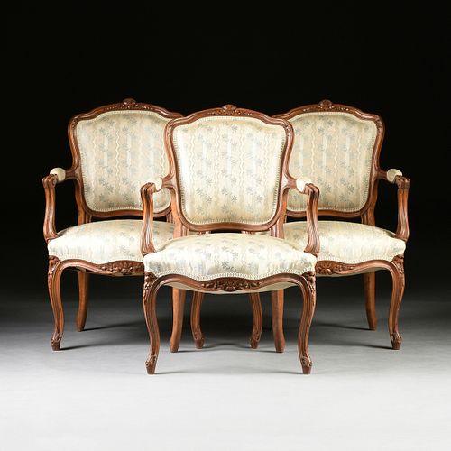 A SET OF THREE LOUIS XV STYLE