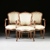 A SET OF THREE LOUIS XV STYLE