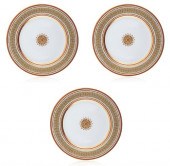 A SET OF THREE PORCELAIN AND G