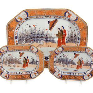 A Set of Three Spode New Stone