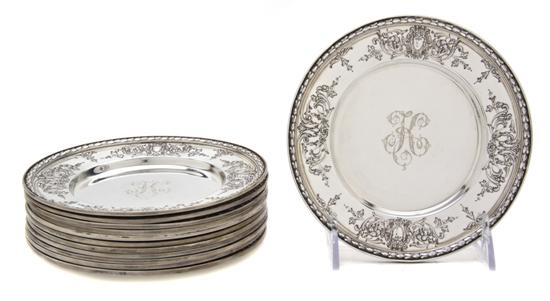 A Set of Twelve American Sterling