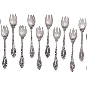 A Set of Twelve American Silver