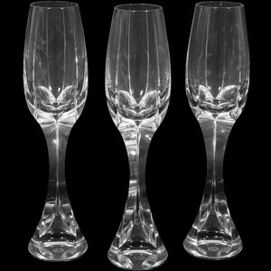 A Set of Twelve Baccarat Neptune