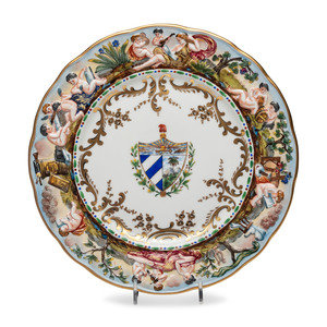 A Set of Twelve Capodimonte