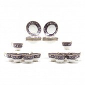 A SET OF TWELVE CROWN STAFFORD