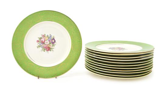 *A Set of Twelve Dinner Plates
