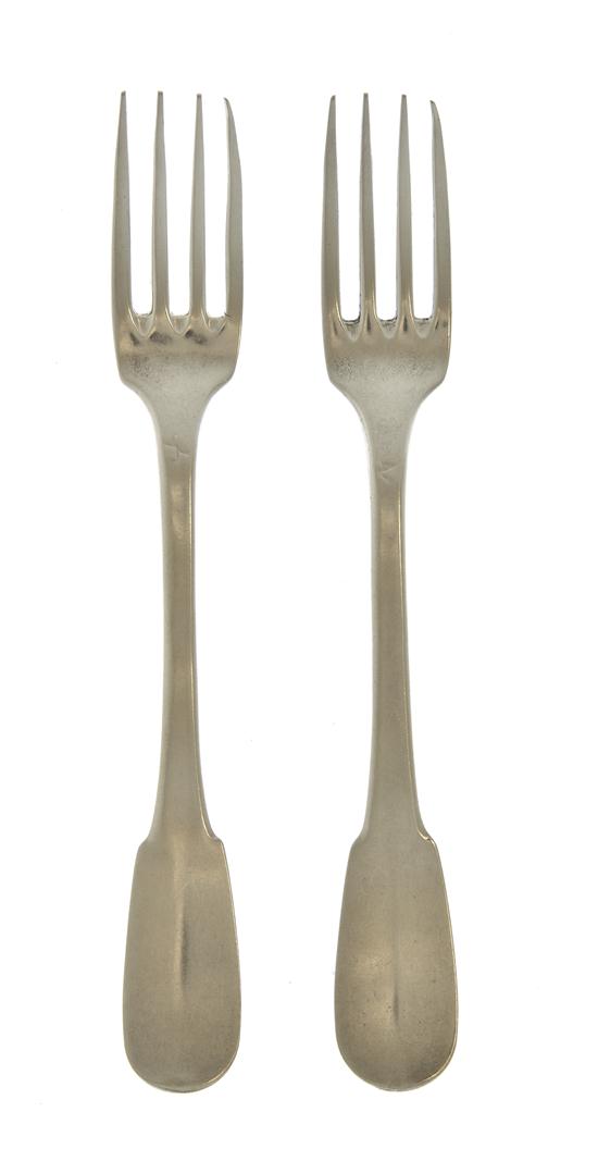 *A Set of Twelve French Silver