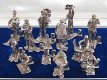 A set of twelve hallmarked silver