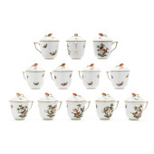 A SET OF TWELVE HEREND  ROTHSC