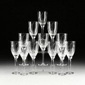 A SET OF TWELVE LALIQUE ETCHED