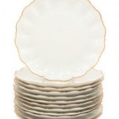 A Set of Twelve Limoges Salad