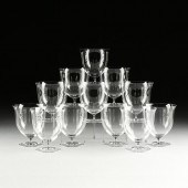 A SET OF TWELVE LOBMEYR "PATRI
