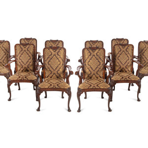 A Set of Twelve Queen Anne Style
